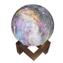 Cargar imagen en el visor de la galería, New Arrival 3D Print Star Moon Table Lamp Colorful Change Touch Home Decor Creative Gift Usb Led Night Light Galaxy Desk Lamp
