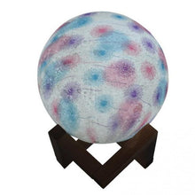 Cargar imagen en el visor de la galería, New Arrival 3D Print Star Moon Table Lamp Colorful Change Touch Home Decor Creative Gift Usb Led Night Light Galaxy Desk Lamp
